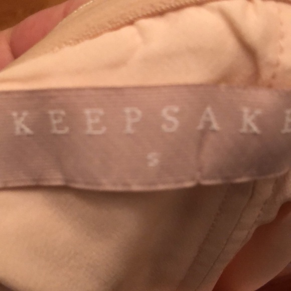 Keepsake The Label Last Dance Euler Mini Dress Soft Peach small - Picture 8 of 8